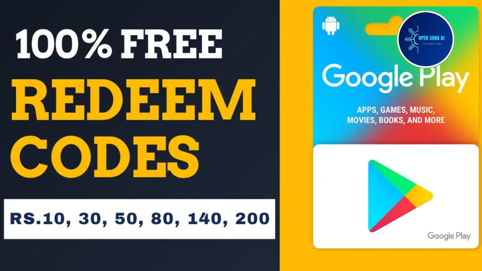 Google Play redeem codes
